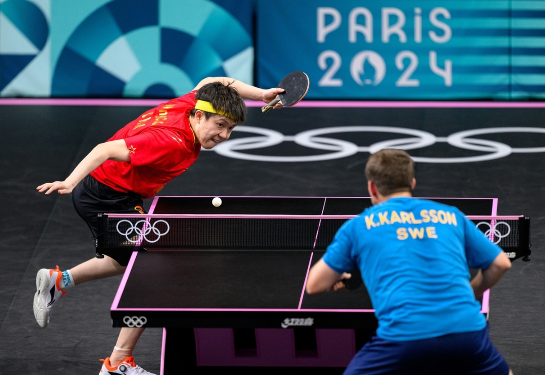 瑞典队险胜日本队，马龙状态火热