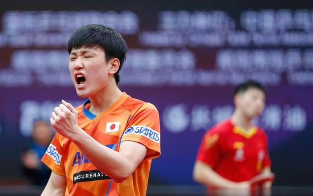 包含日本乒乓球队绝地反击韩国乒乓球队，张本智和高光表现的词条